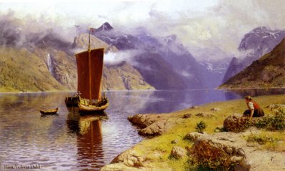 Awaiting His Return by Hans Dahl